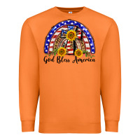 Carrot god bless america  rainbow Premium Sweatshirt - BarkalooDesign