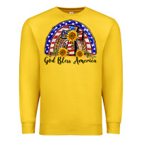Lemon god bless america  rainbow Premium Sweatshirt - BarkalooDesign