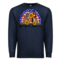 Navy god bless america  rainbow Premium Sweatshirt - BarkalooDesign