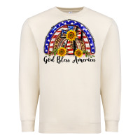 Sandshell god bless america  rainbow Premium Sweatshirt - BarkalooDesign