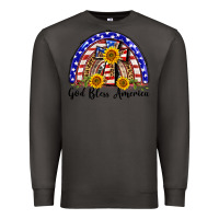 Smoke god bless america  rainbow Premium Sweatshirt - BarkalooDesign