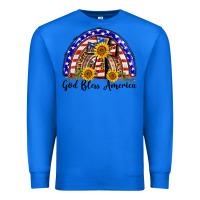 True Royal god bless america  rainbow Premium Sweatshirt - BarkalooDesign