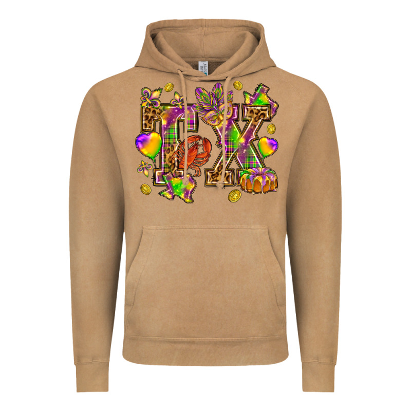 Texas Mardi Gras Vintage Hoodie by HowdyJamesFarm | Teevron