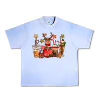 Grape Ice christmas reindeer coffee Urban Heavy Tee - CowGirlArtShop