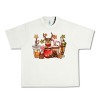Pistachio christmas reindeer coffee Urban Heavy Tee - CowGirlArtShop