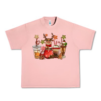 Salmon christmas reindeer coffee Urban Heavy Tee - CowGirlArtShop