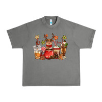 Tornado christmas reindeer coffee Urban Heavy Tee - CowGirlArtShop