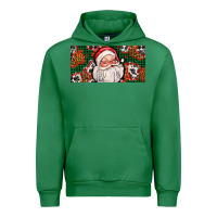 Emerald christmas with santa Urban Hoodie - AdoDesignShop