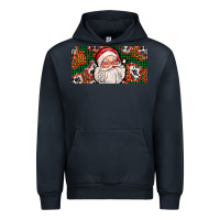 Navy christmas with santa Urban Hoodie - AdoDesignShop