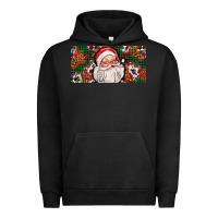 Pigment Black christmas with santa Urban Hoodie - AdoDesignShop