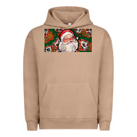 Pigment Burro christmas with santa Urban Hoodie - AdoDesignShop