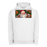 Pigment Lunar Rock christmas with santa Urban Hoodie - AdoDesignShop