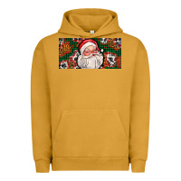 Pigment Peanut Butter christmas with santa Urban Hoodie - AdoDesignShop