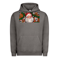 Pigment Tornado christmas with santa Urban Hoodie - AdoDesignShop