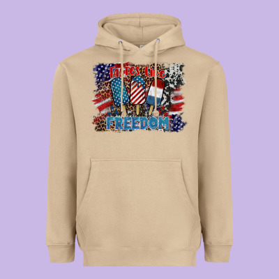 Tastes Like Freedom Heavyweight Hoodie Designed By Barkaloodesign