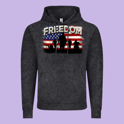 Freedom 4th Of July Vintage Hoodie Designed By Cowgirlartshop