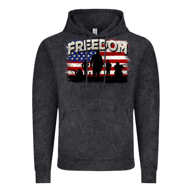 Freedom 4th Of July Vintage Hoodie by CowGirlArtShop | Teevron