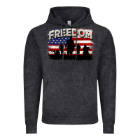 Vintage Black Freedom 4th of july Vintage Hoodie - CowGirlArtShop