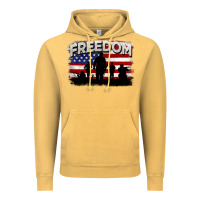 Vintage Mustard Freedom 4th of july Vintage Hoodie - CowGirlArtShop