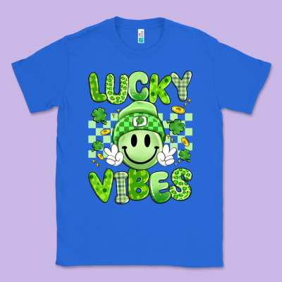 Lucky Vibes Classic Tee Designed By Artiststas