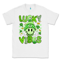 White lucky vibes Classic Tee - Artiststas