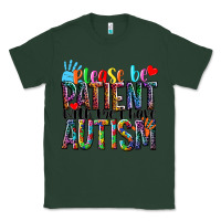 Sports Green Please be patient with me i have Autism Classic Tee - NancyCooperArtShop