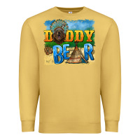 Antique Gold daddy bear native Premium Sweatshirt - BarkalooDesign