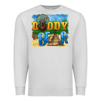 Dove Grey daddy bear native Premium Sweatshirt - BarkalooDesign