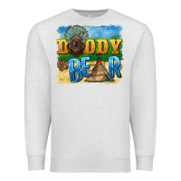 Oatmeal Heather daddy bear native Premium Sweatshirt - BarkalooDesign