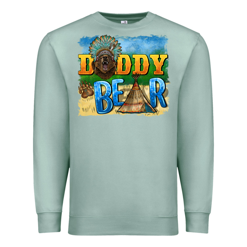 Daddy Bear Native Premium Sweatshirt by BarkalooDesign | Teevron
