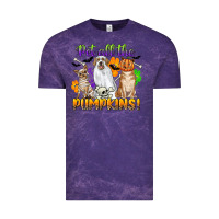 Cloud Purple pet all the pumpkins Vintage Tee - CowGirlArtShop