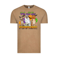 Vintage Coffee pet all the pumpkins Vintage Tee - CowGirlArtShop