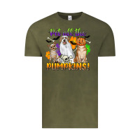Vintage Olive pet all the pumpkins Vintage Tee - CowGirlArtShop