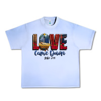 Grape Ice love came down luke 2 11 Urban Heavy Tee - CowGirlArtShop