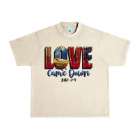 Sandshell love came down luke 2 11 Urban Heavy Tee - CowGirlArtShop
