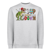 Heather Grey 3 up 3 down rex Heavyweight Sweatshirt - CowhideDigitalArt