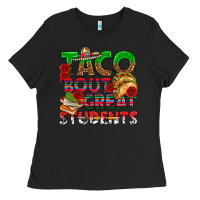 Black Taco 'Bout Great Students Ladies Tee - texasbilliewilder