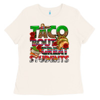 Bone Taco 'Bout Great Students Ladies Tee - texasbilliewilder