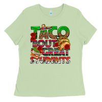 Matcha Taco 'Bout Great Students Ladies Tee - texasbilliewilder