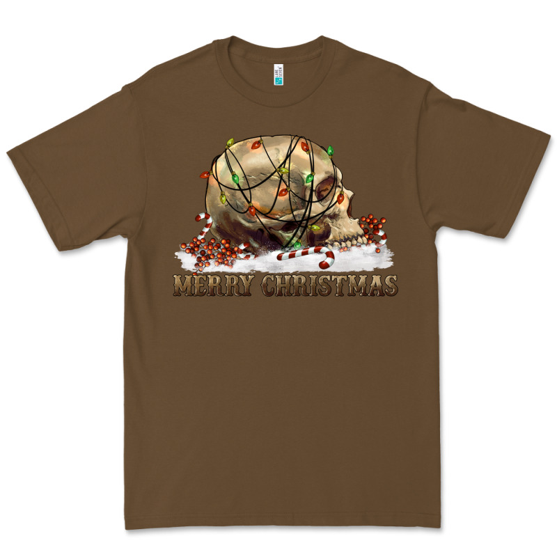 Merry Christmas Skull Premium Tee by RanaPortraitStore | Teevron