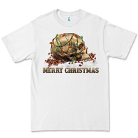 White Merry christmas skull Premium Tee - RanaPortraitStore