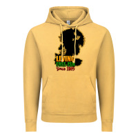 Vintage Mustard Living free-ish since 1865 Vintage Hoodie - HowdyJamesFarm