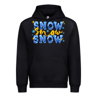 Black snow snow snow with sparkle Urban Hoodie - AdoDesignShop