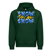 Forest Green snow snow snow with sparkle Urban Hoodie - AdoDesignShop