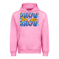 Fuchsia Pink snow snow snow with sparkle Urban Hoodie - AdoDesignShop