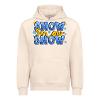 Sandshell snow snow snow with sparkle Urban Hoodie - AdoDesignShop