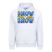White snow snow snow with sparkle Urban Hoodie - AdoDesignShop