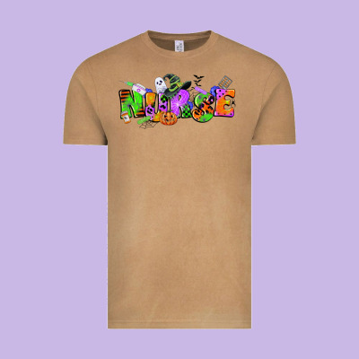 Halloween Nurse Vintage Tee Designed By Cowgirlartshop