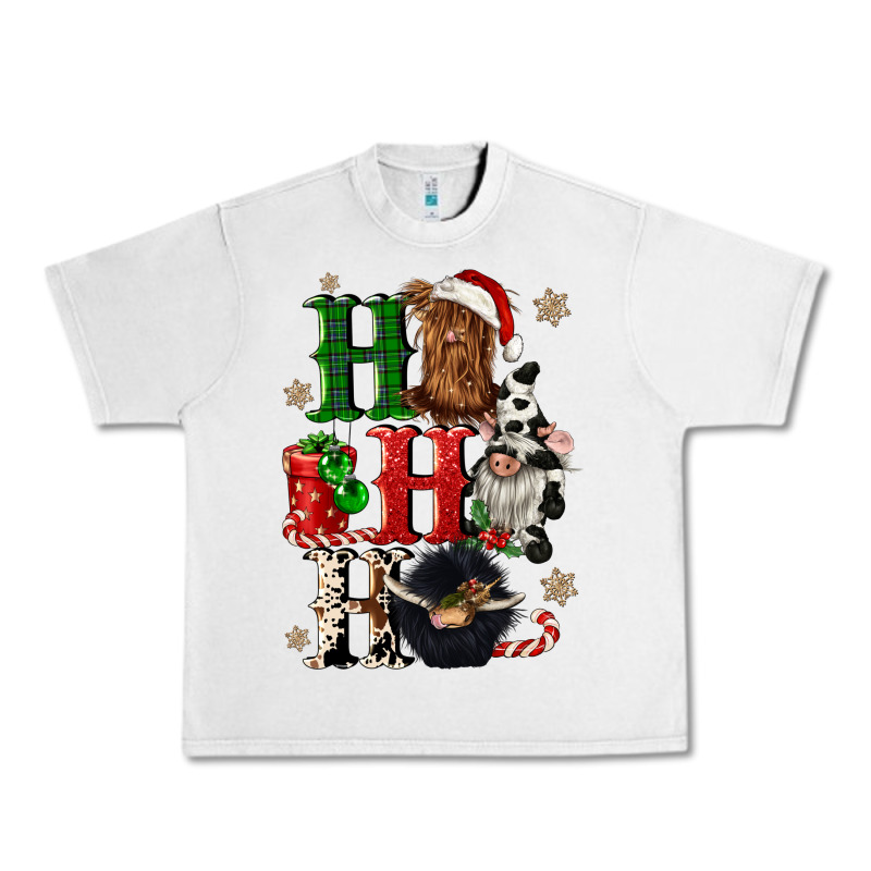 Ho Ho Ho Heifer Cow Gnomies Urban Heavy Tee by CowGirlArtShop | Teevron