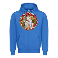 True Royal christmas goat family ornament Zipper Hoodie - Artiststas